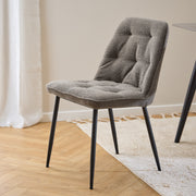 Brooke Dining Chair Set of 2 – Taupe – image 6