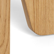 Dockland Round Coffee Table in Travertine & Wild Oak – image 7