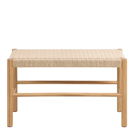 Alvin Weaved Bench in Off White – image 2