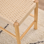 Alvin Weaved Bench in Off White – image 4