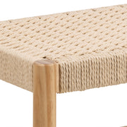 Alvin Weaved Bench in Off White – image 5