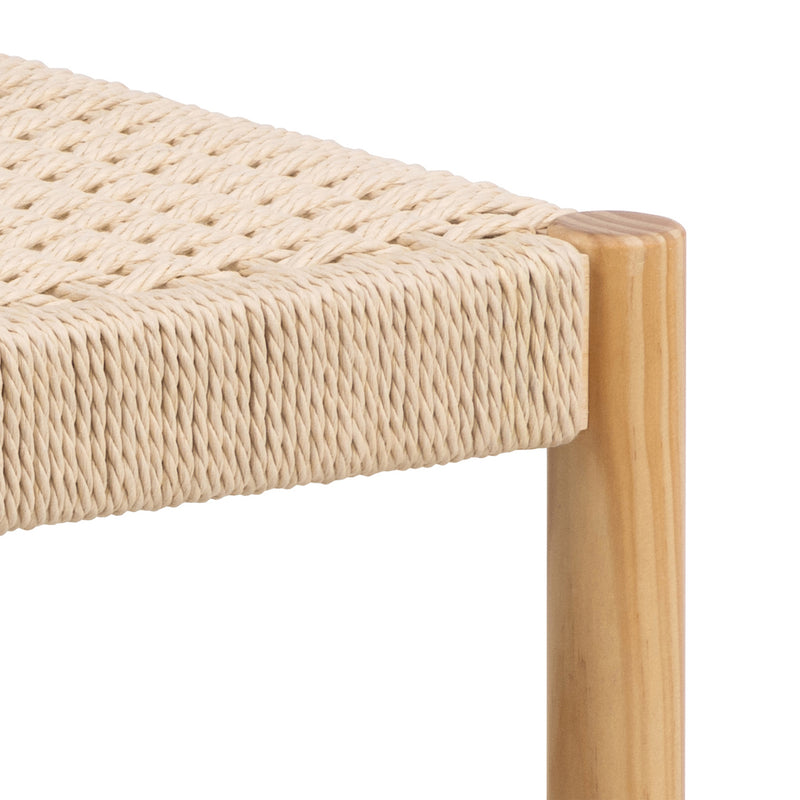 Alvin Weaved Bench in Off White – image 6