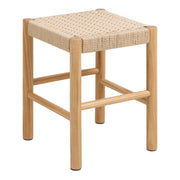 Alvin Weaved Stool in Off White – image 1
