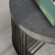 Strington Round Coffee Table in Matt Black – image 4