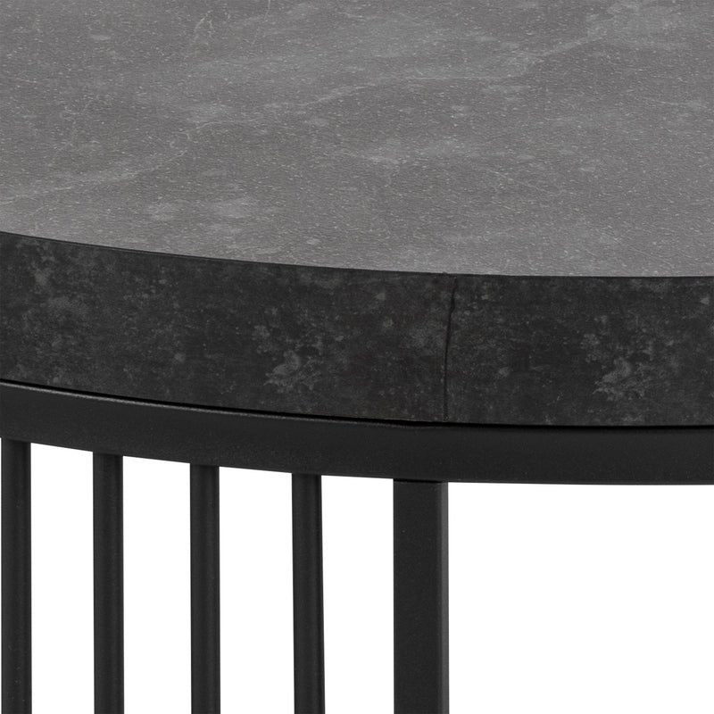 Strington Round Coffee Table in Matt Black – image 6