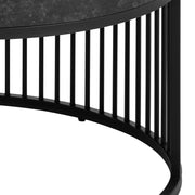 Strington Round Coffee Table in Matt Black – image 7