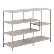 Seaford Bookcase with 4 Shelves in Grey – image 1