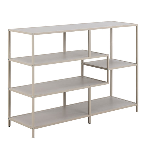 Seaford Bookcase with 4 Shelves in Grey – image 1