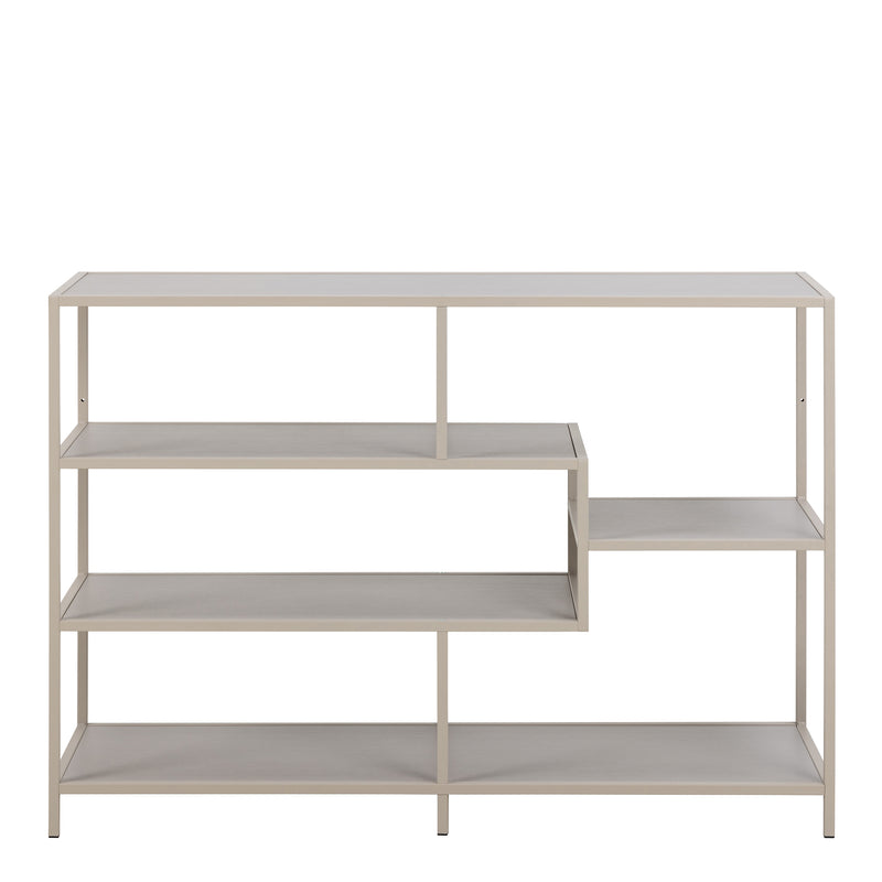 Seaford Bookcase with 4 Shelves in Grey – image 2