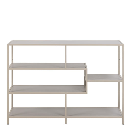 Seaford Bookcase with 4 Shelves in Grey – image 2