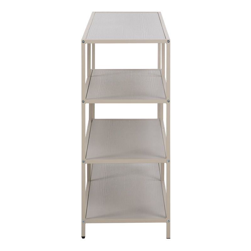 Seaford Bookcase with 4 Shelves in Grey – image 3