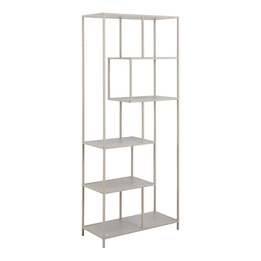 Seaford Bookcase with 5 Shelves in Grey – image 1