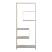 Seaford Bookcase with 5 Shelves in Grey – image 2