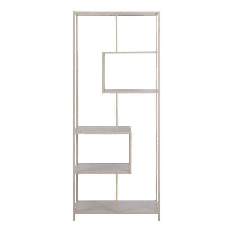 Seaford Bookcase with 5 Shelves in Grey – image 2