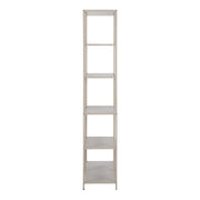 Seaford Bookcase with 5 Shelves in Grey – image 3