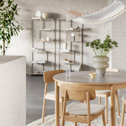 Seaford Bookcase with 5 Shelves in Grey – image 5