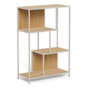 Seaford Bookcase in Oak & Grey – image 1