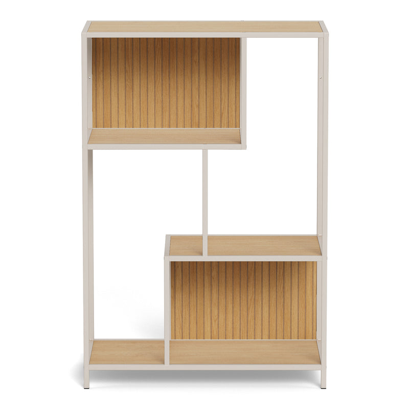 Seaford Bookcase in Oak & Grey – image 2