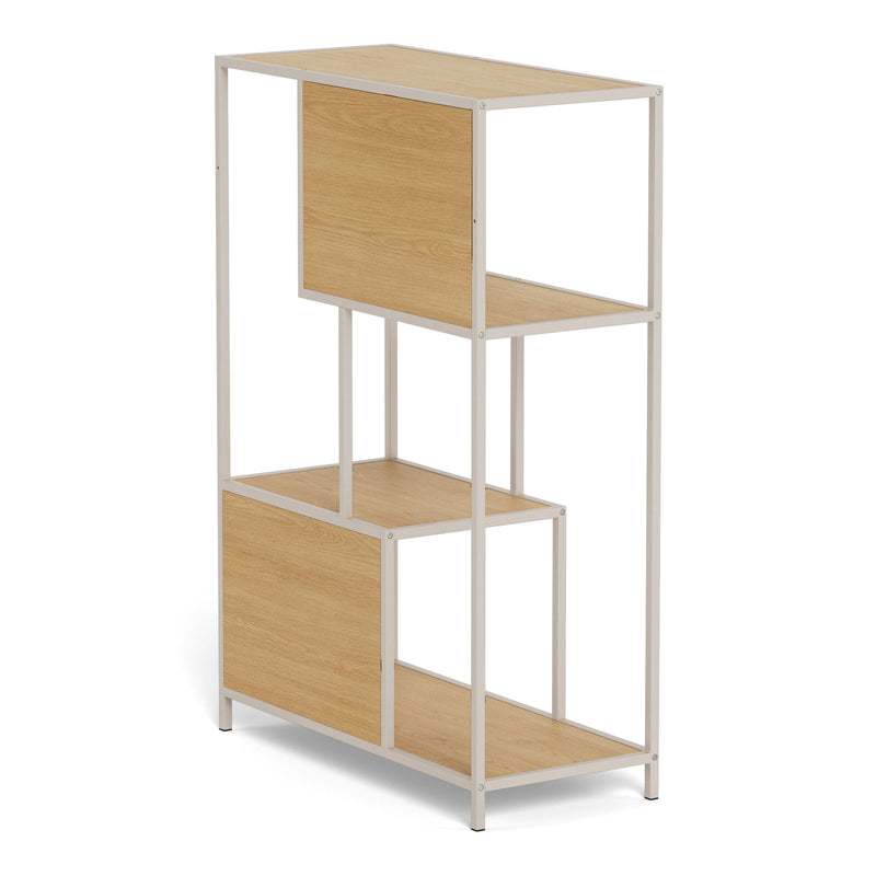 Seaford Bookcase in Oak & Grey – image 4