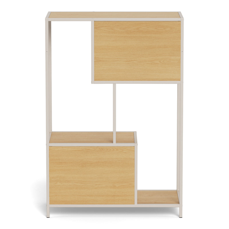 Seaford Bookcase in Oak & Grey – image 5