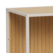 Seaford Bookcase in Oak & Grey – image 7