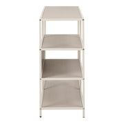 Seaford Wide Grey Steel Bookcase With 4 Grey Melamine Shelves – image 3
