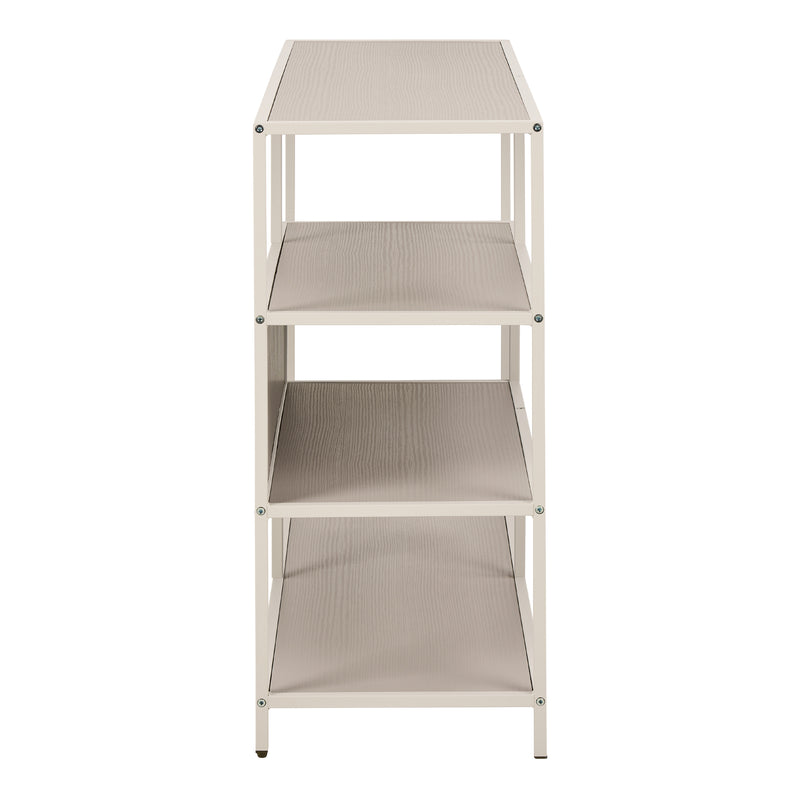 Seaford Wide Grey Steel Bookcase With 4 Grey Melamine Shelves – image 3