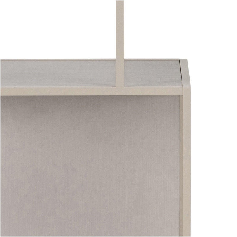 Seaford Tall Grey Metal Bookcase with 5 Shelves – image 10