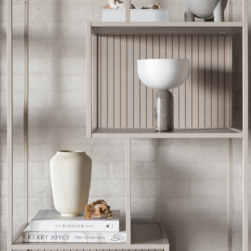 Seaford Tall Grey Metal Bookcase with 5 Shelves – image 8