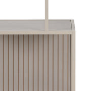 Seaford Tall Grey Metal Bookcase with 5 Shelves – image 9
