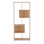 Seaford Bookcase With 5 Shelves in Oak & Grey – image 2