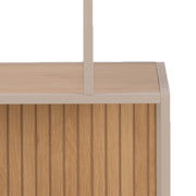 Seaford Bookcase With 5 Shelves in Oak & Grey – image 6