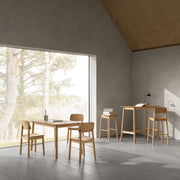 Barlow Bar Table in Matt Oak – image 5