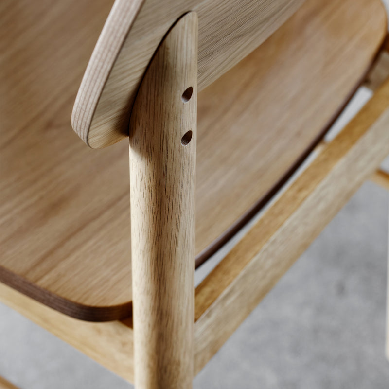 Barlow Bar Table in Matt Oak Included 2 Barlow Bar Stool in Matt Oak – image 7