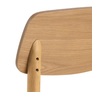 Barlow Bar Table in Matt Oak Included 2 Barlow Bar Stool in Matt Oak – image 9