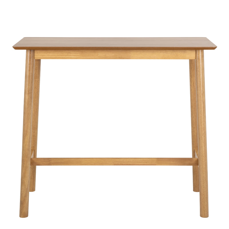 Barlow Bar Table in Matt Oak Included 2 Barlow Bar Stool Without Back in Matt Oak – image 3
