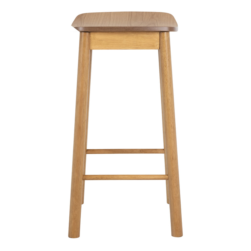 Barlow Bar Table in Matt Oak Included 2 Barlow Bar Stool Without Back in Matt Oak – image 6