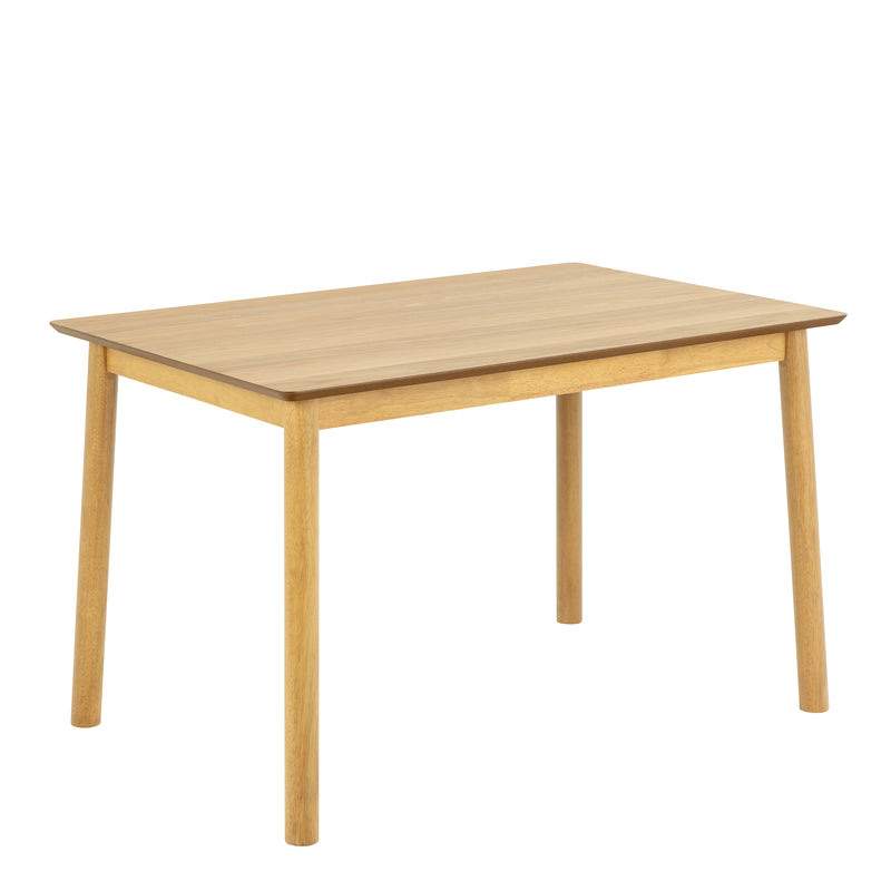 Barlow Rectangular Dining Table in Matt Oak – image 1