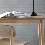 Barlow Rectangular Dining Table in Matt Oak Included 4 Barlow Dining Chair in Matt Oak – image 4