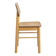 Barlow Rectangular Dining Table in Matt Oak Included 4 Barlow Dining Chair in Matt Oak – image 7