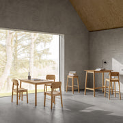 Barlow Bar Stool in Matt Oak Set of 2 – image 5