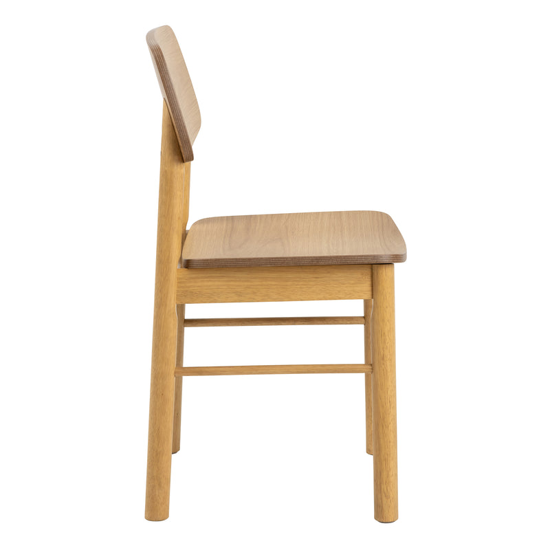 Barlow Dining Chair in Matt Oak Set of 2 – image 3