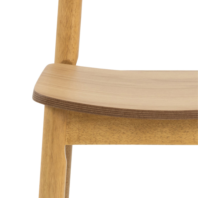 Barlow Dining Chair in Matt Oak Set of 2 – image 7
