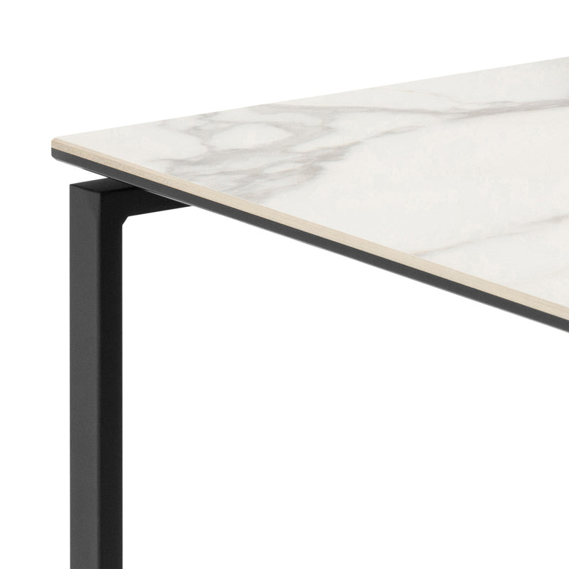 Katrine Square Coffee Table Set in Ceramic White – image 6