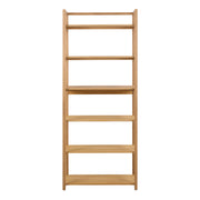 Ludza Rectangular Bookcase With 6 Shelves in Oak – image 2
