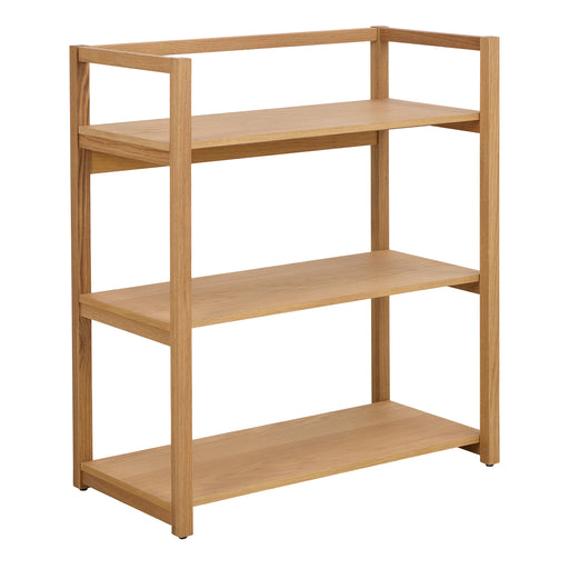 Ludza Rectangular Bookcase With 3 Shelves in Oak – image 1