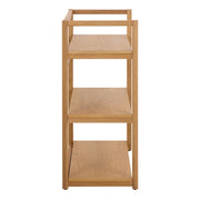 Ludza Rectangular Bookcase With 3 Shelves in Oak – image 3