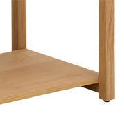 Ludza Rectangular Bookcase With 3 Shelves in Oak – image 8