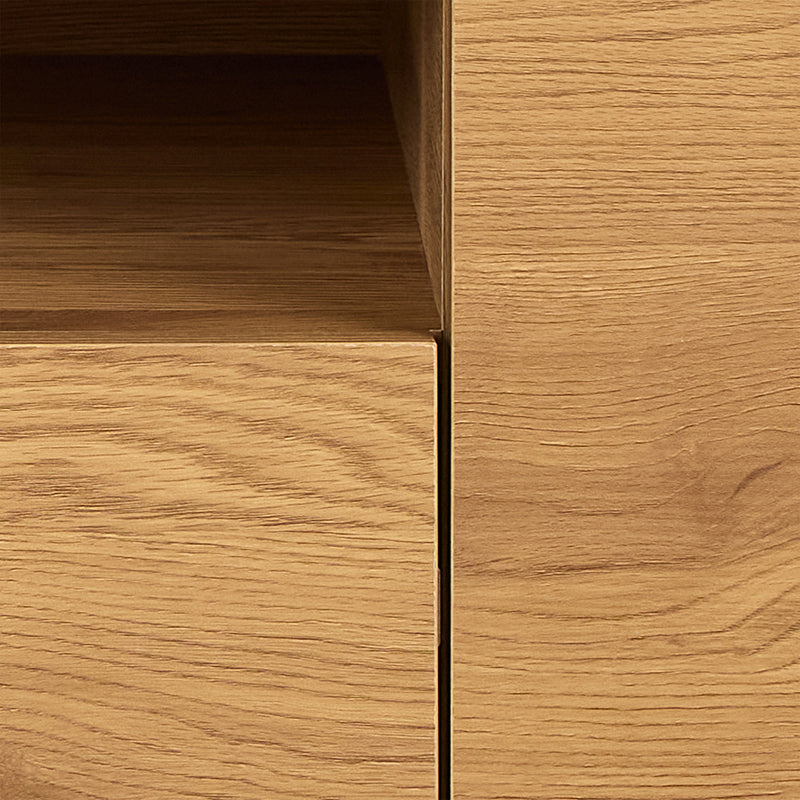 Seaford Tv Unit 2 Doors 1 Drawer in Matt Wild Oak – image 6