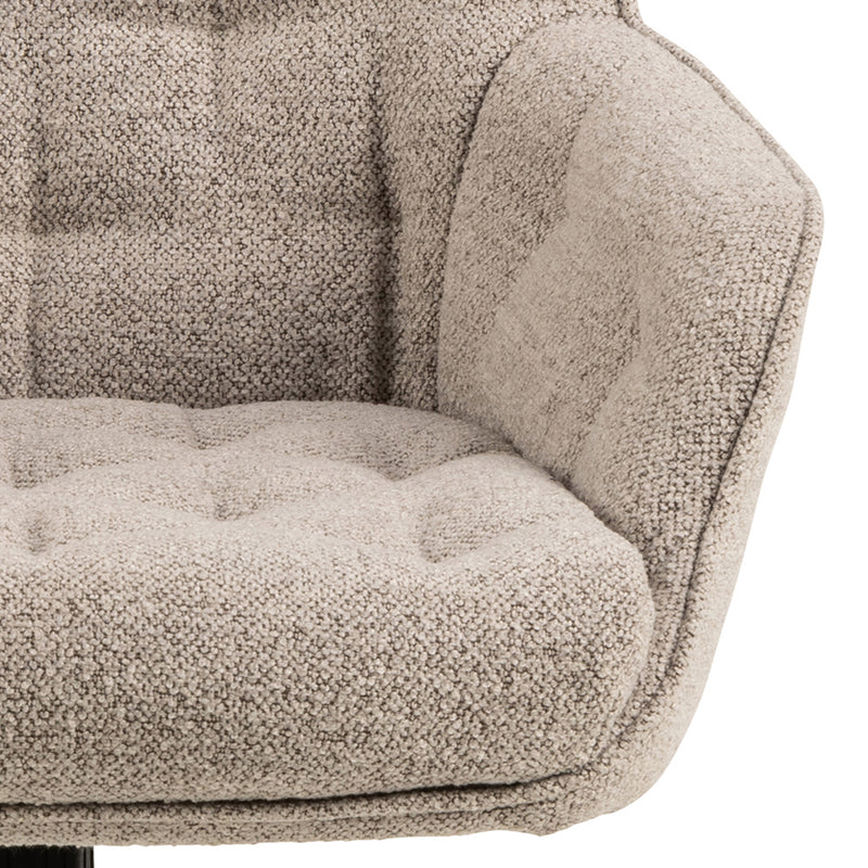 Erik Gas Lift Desk Chair PU – Beige – image 7
